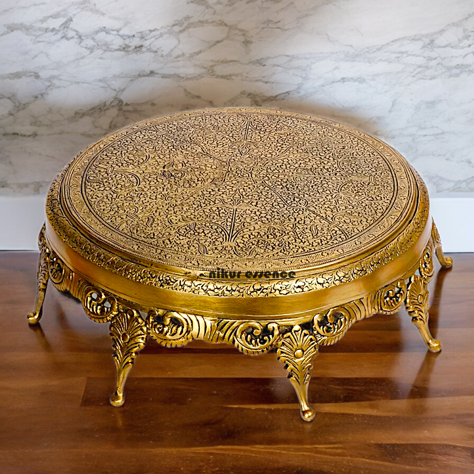 online Solid Braas Design Chowki - 42 cm Nikuressence