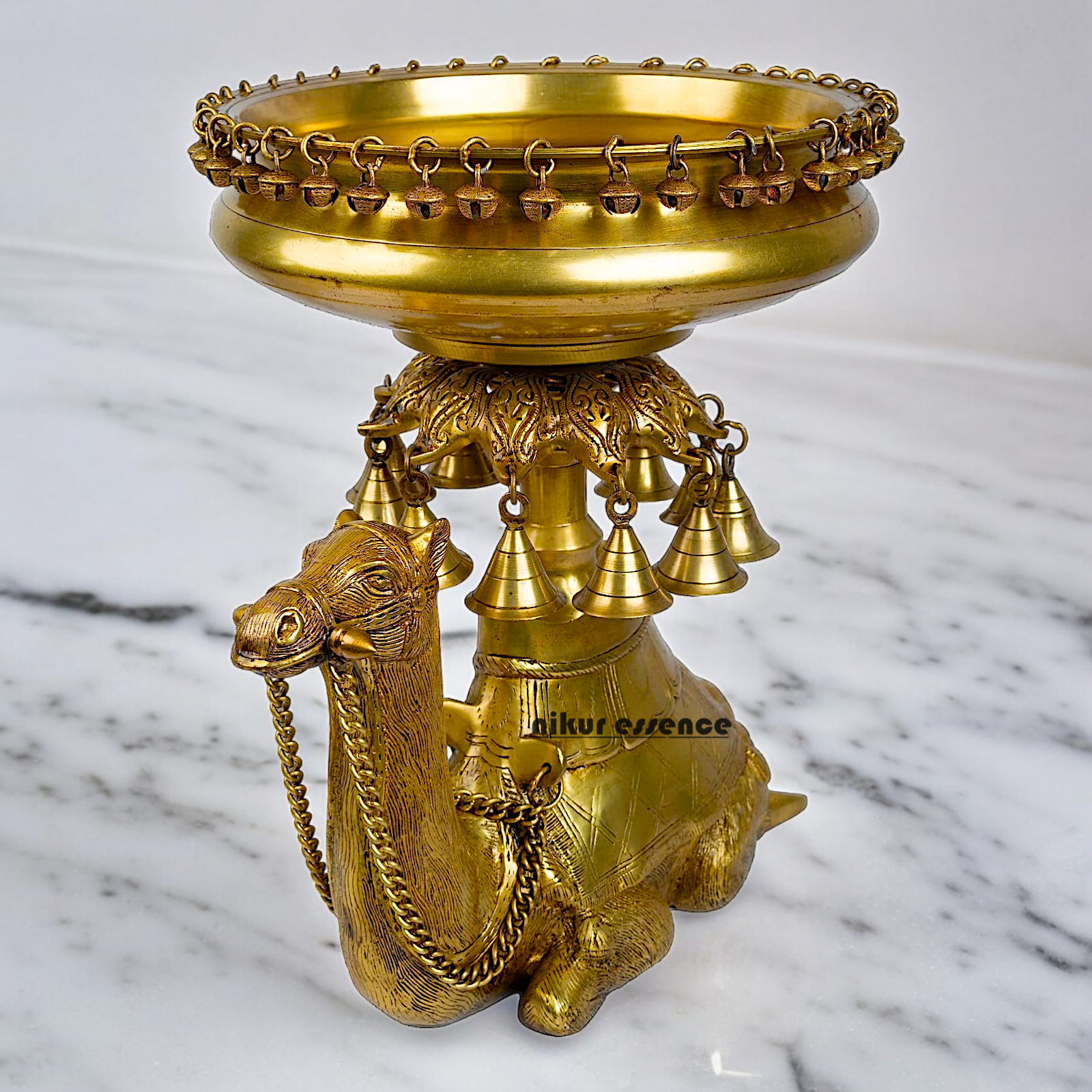 Superfine Brass Camel Urli - 41 cm Nikuressence