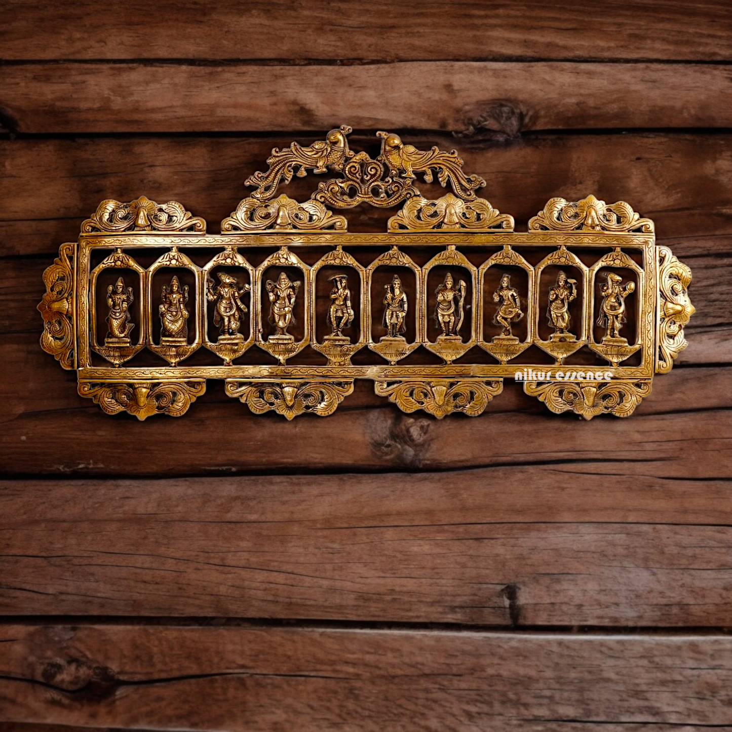 Solid Brass Dashavatar of Vishnu Hanging Statue - 85 cm Nikuressence