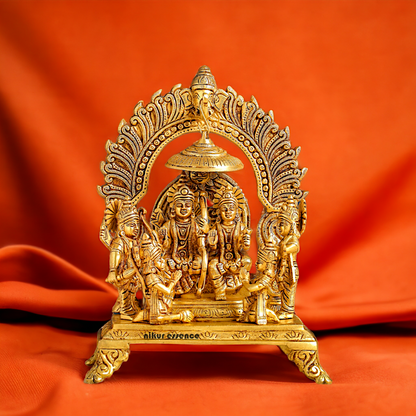 Lord Ram Darbar Solid Brass Idol - 33 cm Nikuressence