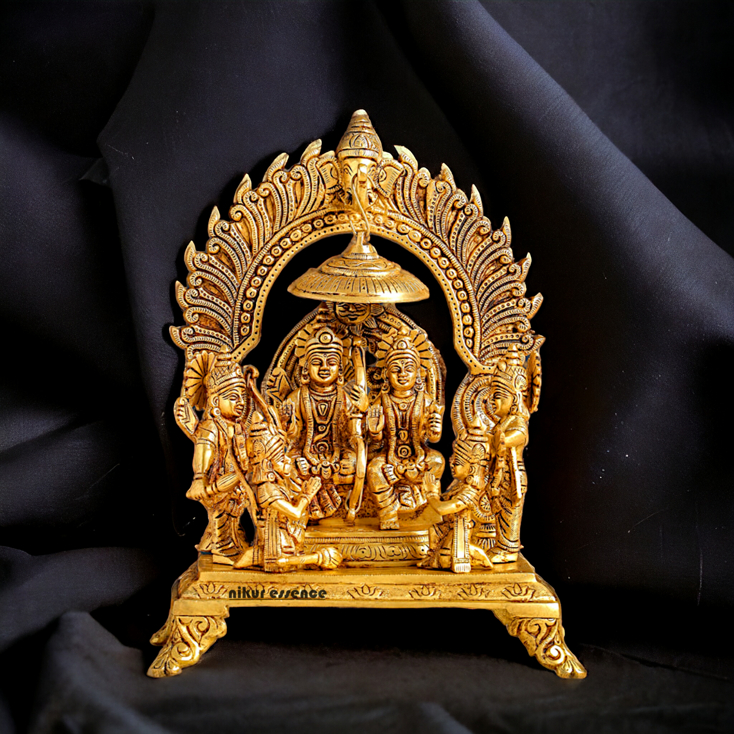 Lord Ram Darbar Solid Brass Idol - 33 cm Nikuressence