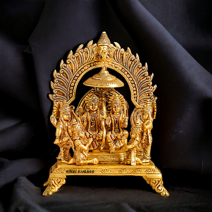Lord Ram Darbar Solid Brass Idol - 33 cm Nikuressence