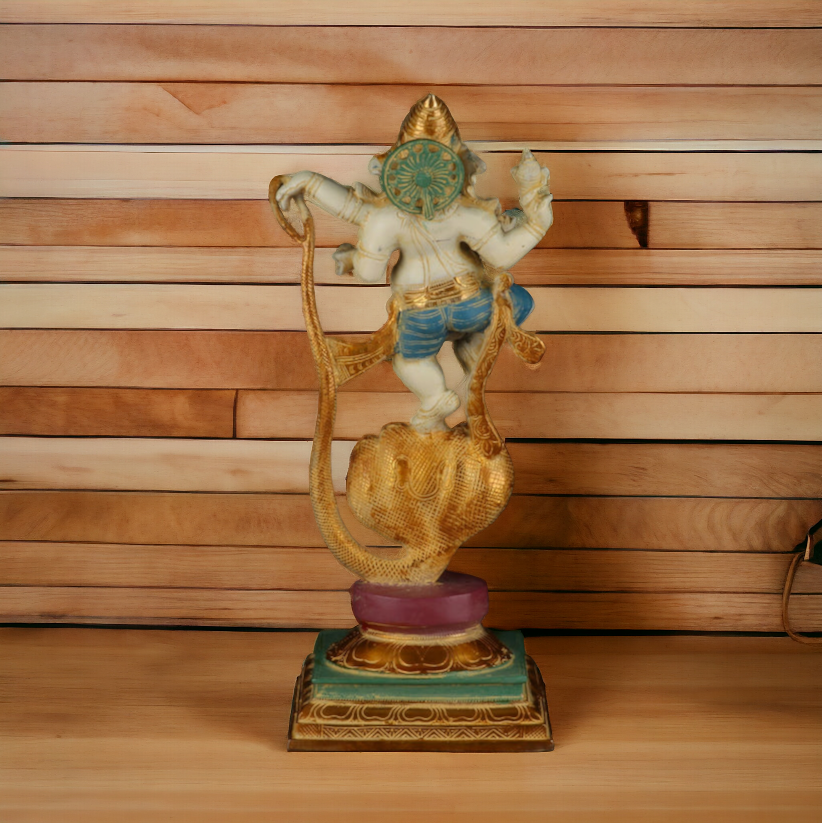 Buy Brass Ganesh with Sheshnag idol - 12 inches Nikuressence