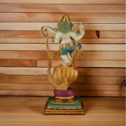 Buy Brass Ganesh with Sheshnag idol - 12 inches Nikuressence