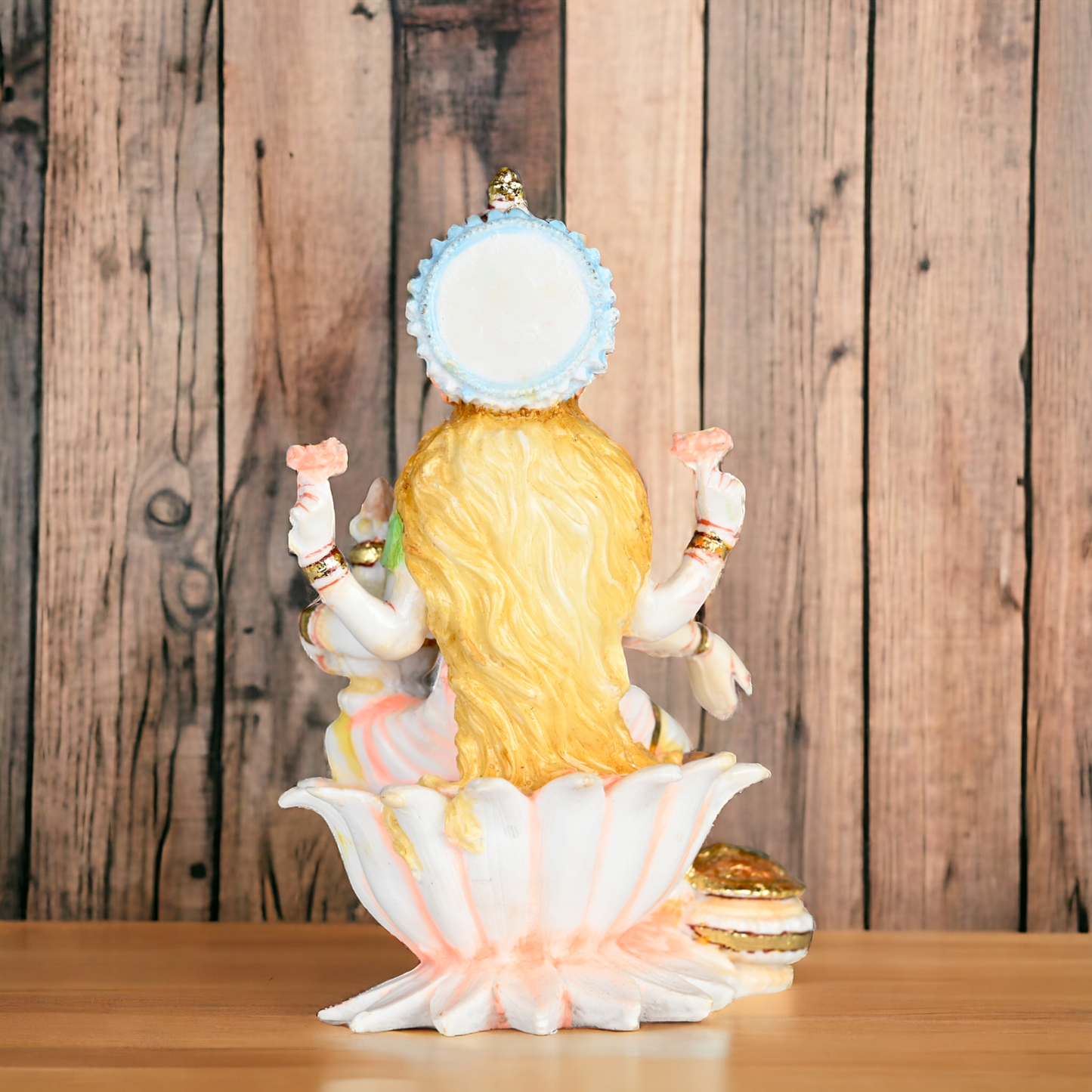 Buy Exquisite Handcrafted White Cultured Marble Goddess Laxmi Statue - Hindu Mythology Inspired Art Nikuressence