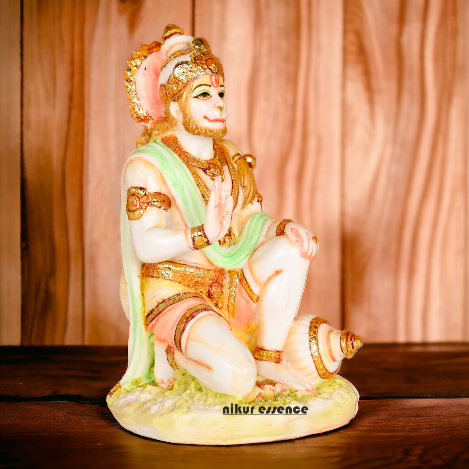 Buy Cultured Marble Lord Hanuman Bajranga Bali Statue Nikuressence