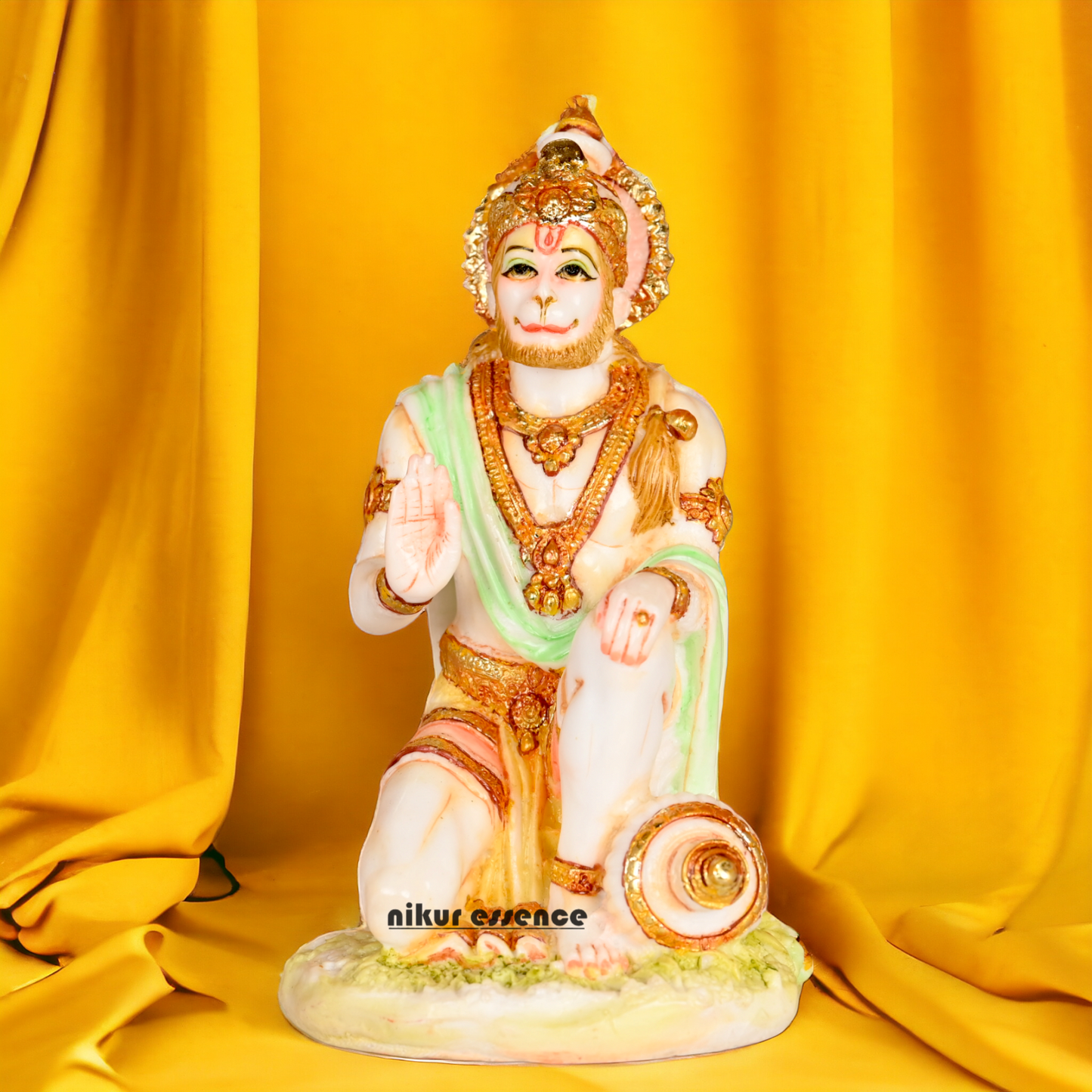 Buy Cultured Marble Lord Hanuman Bajranga Bali Statue Nikuressence
