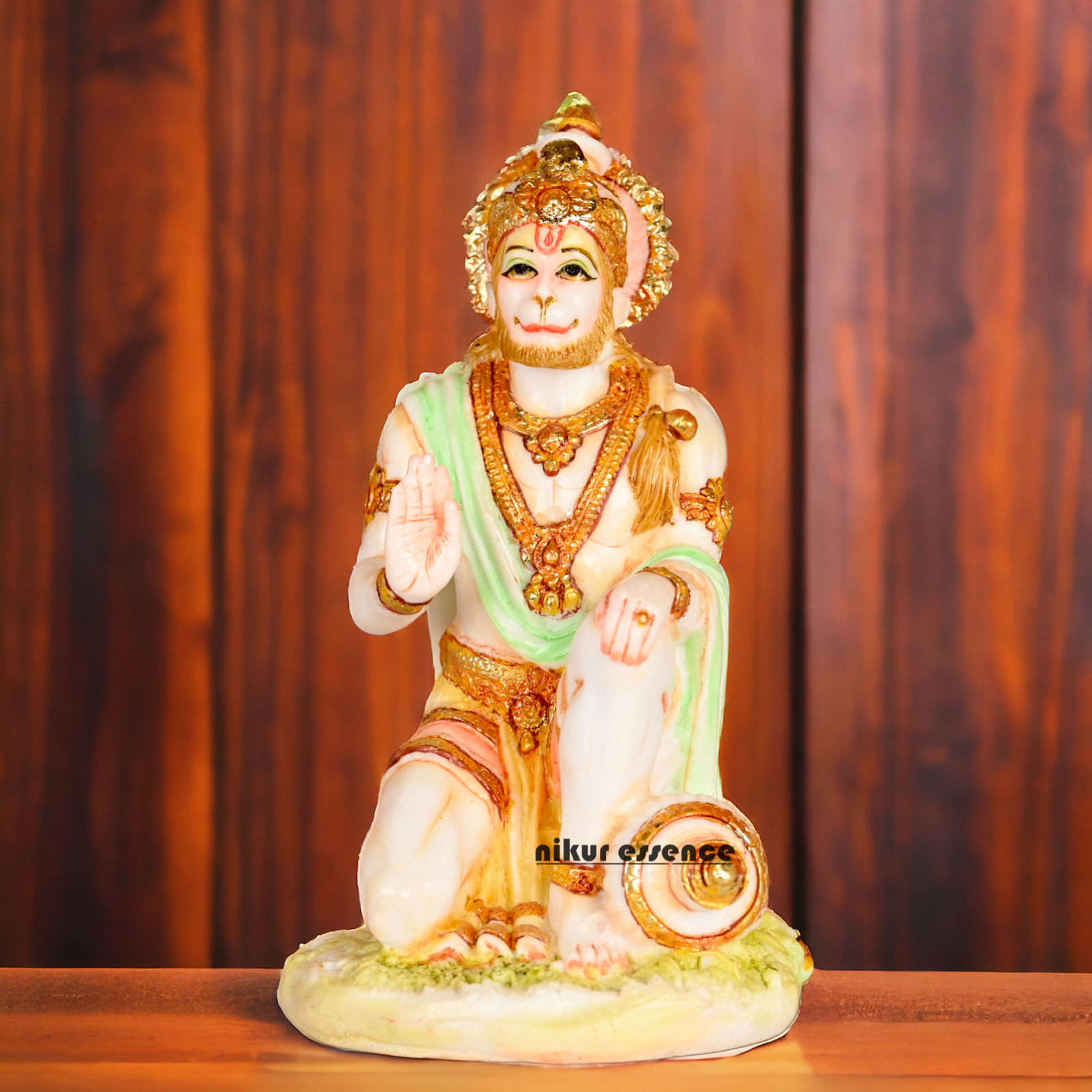 Buy Cultured Marble Lord Hanuman Bajranga Bali Statue Nikuressence