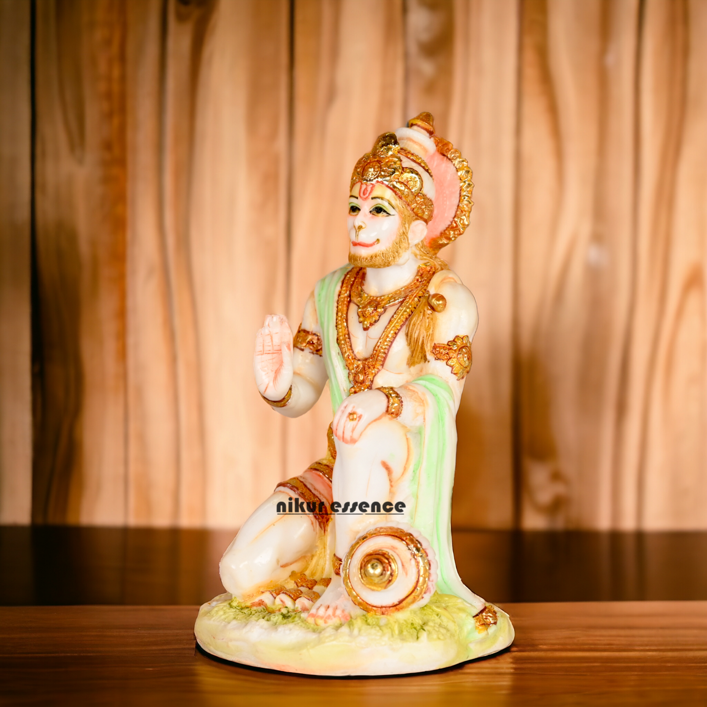 Buy Cultured Marble Lord Hanuman Bajranga Bali Statue Nikuressence