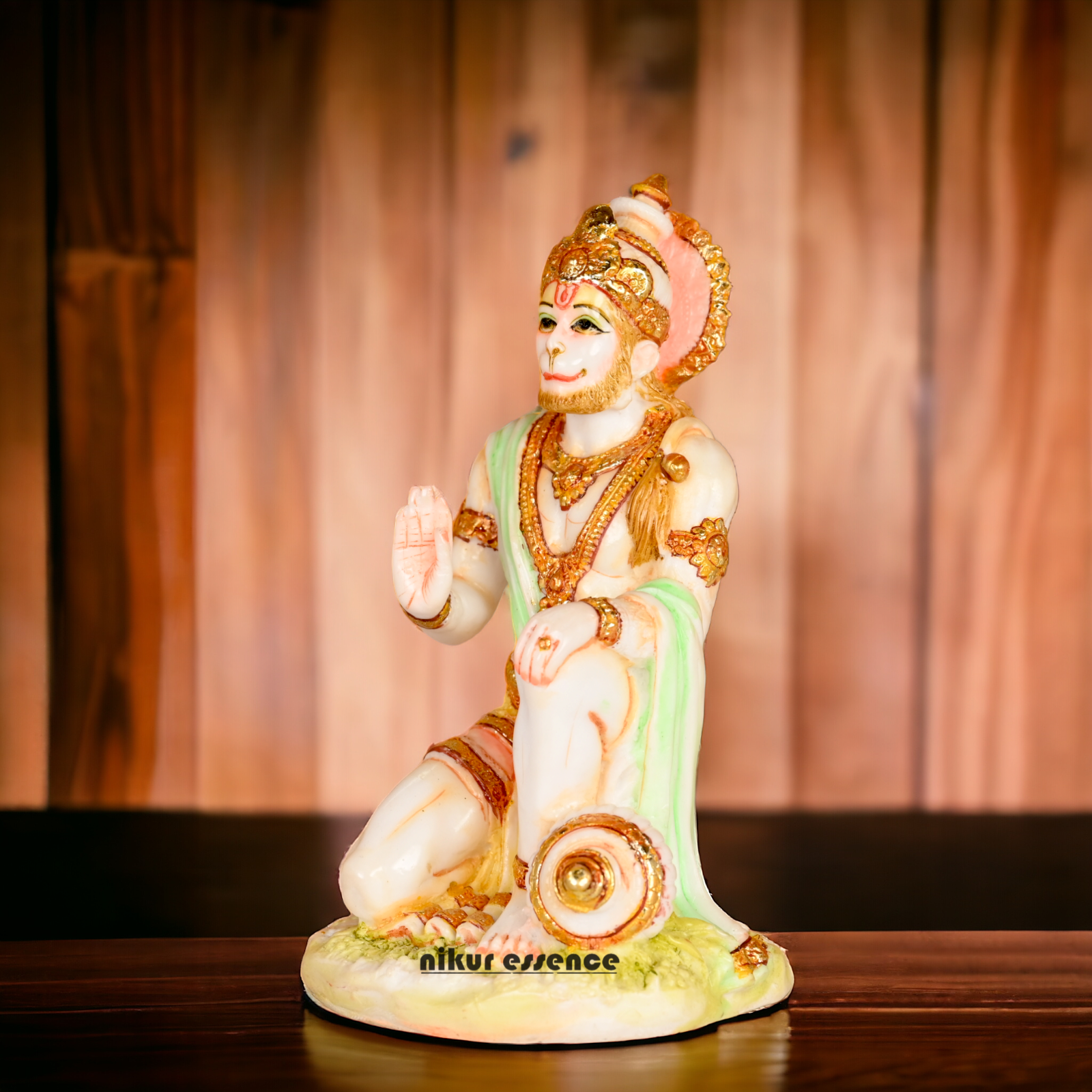 Buy Cultured Marble Lord Hanuman Bajranga Bali Statue Nikuressence
