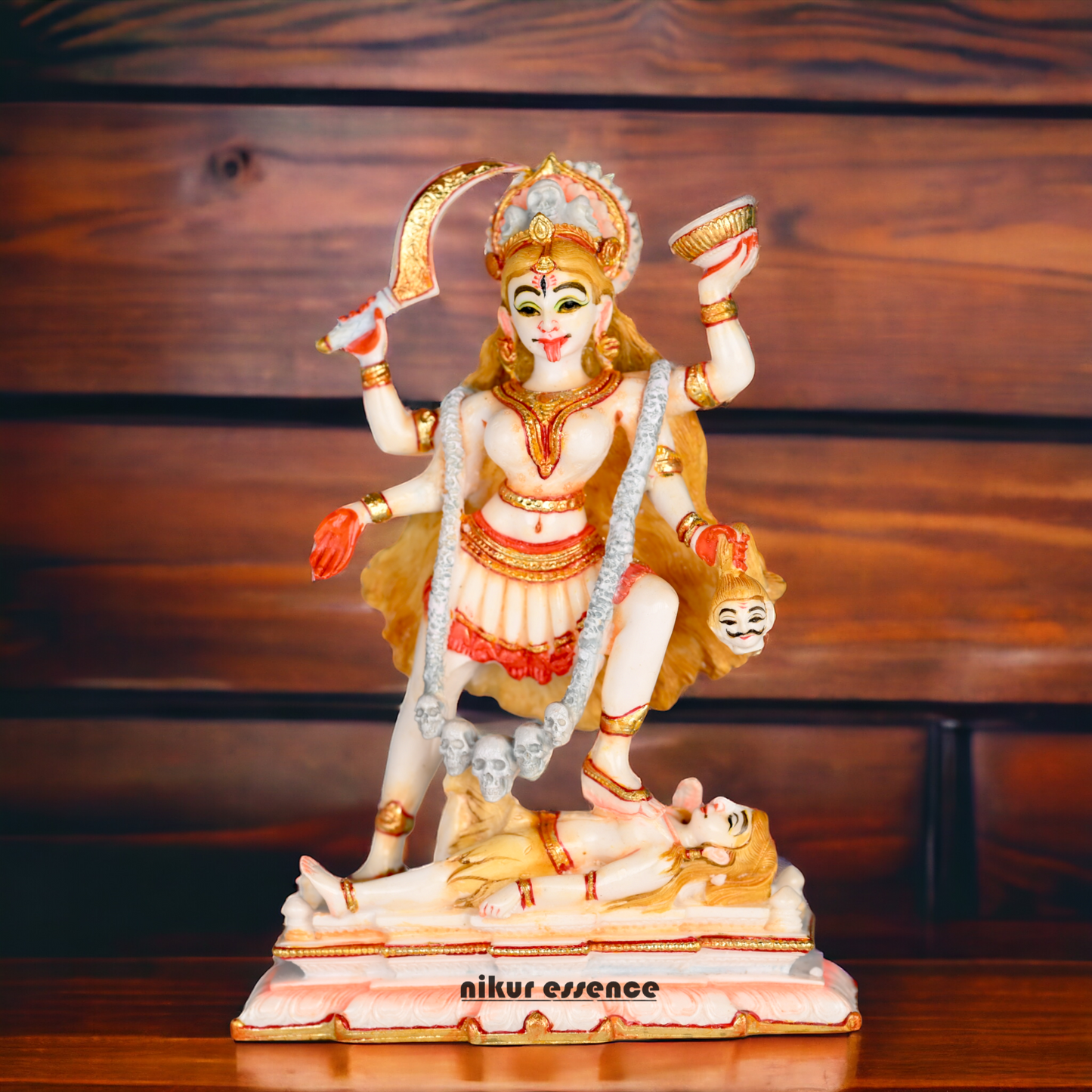 Buy Cultured Marble Maa Kali Statue Nikuressence
