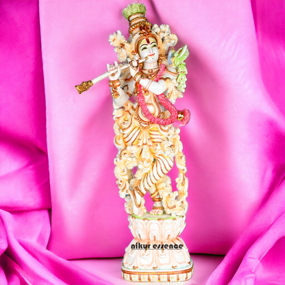 Buy Cultured Marble Krishna Murti | 72 cm height Nikuressence