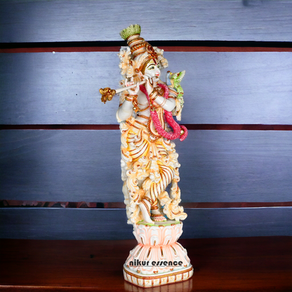 Buy Cultured Marble Krishna Murti | 72 cm height Nikuressence