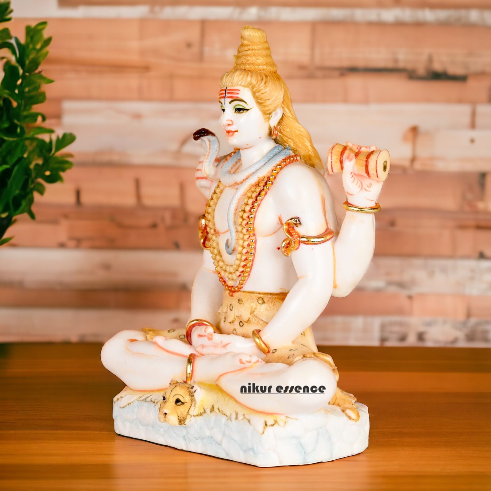 Buy Cultured Marble Shiva Statue - Handcrafted Hindu God Nikuressence