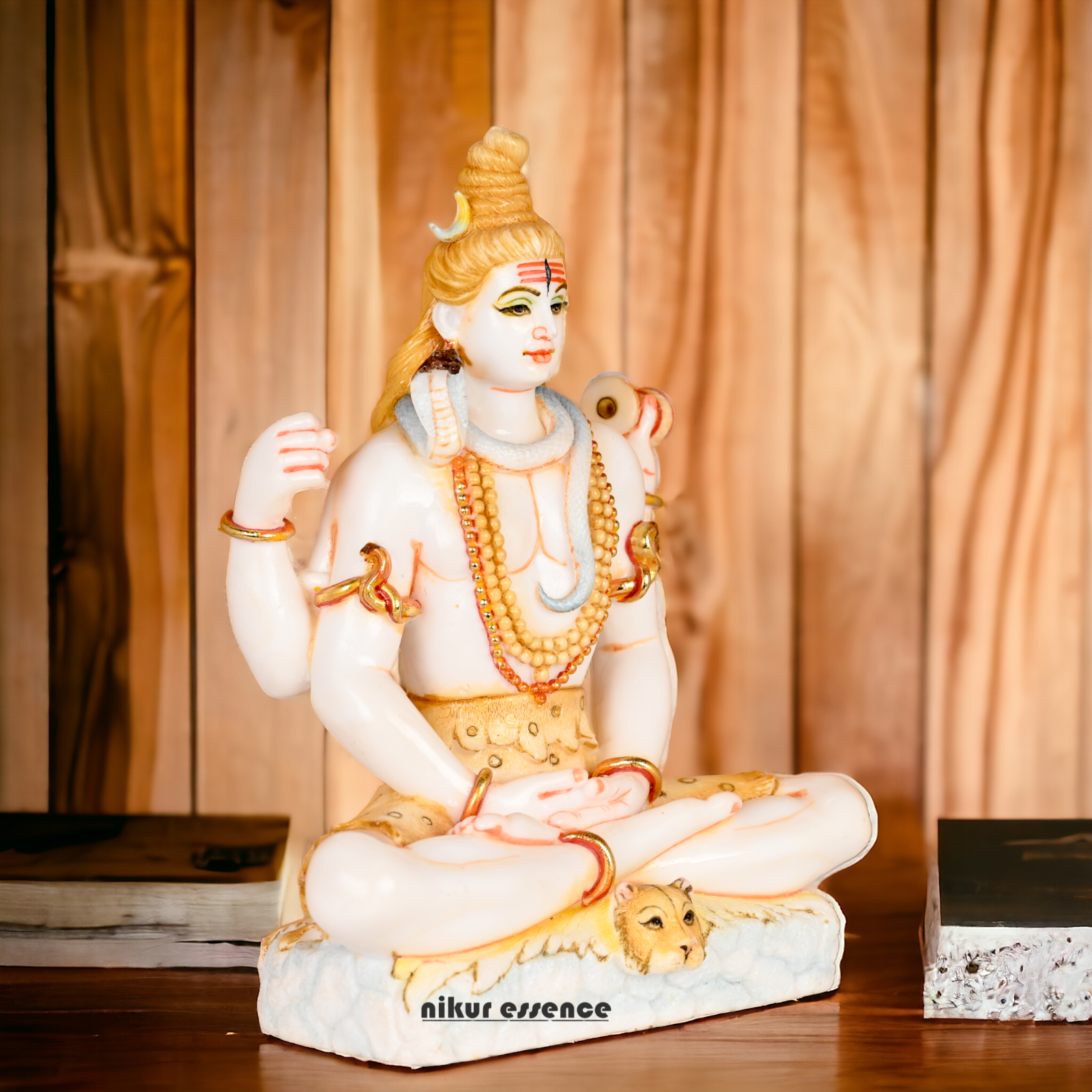 Buy Cultured Marble Shiva Statue - Handcrafted Hindu God Nikuressence