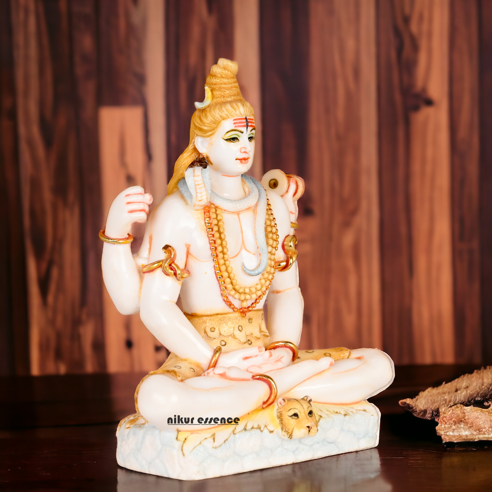 Buy Cultured Marble Shiva Statue - Handcrafted Hindu God Nikuressence