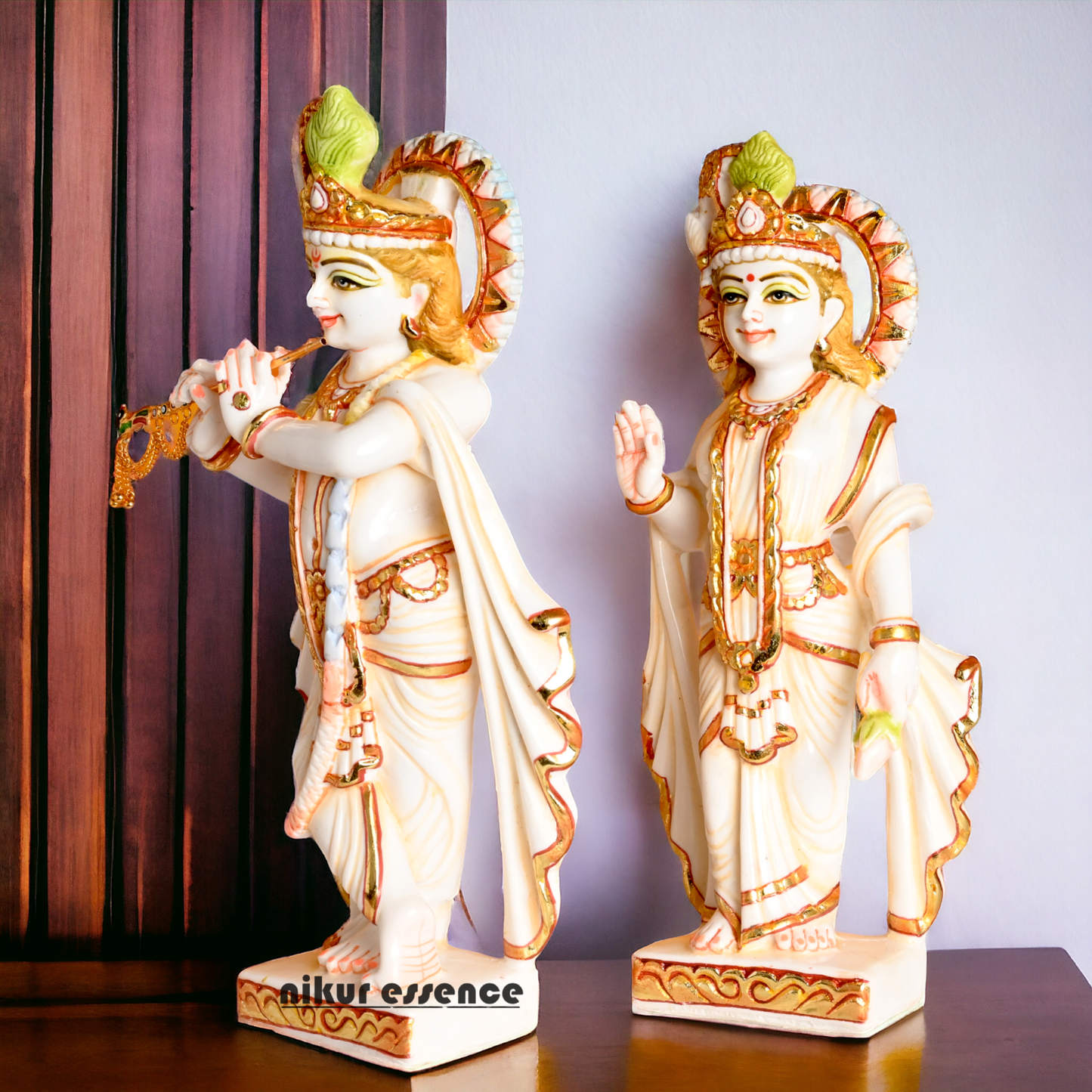 Marble Radha Krishna Statue | Buy Marble Radha Krishna| 12 inch Height | Nikur essence nikuressence