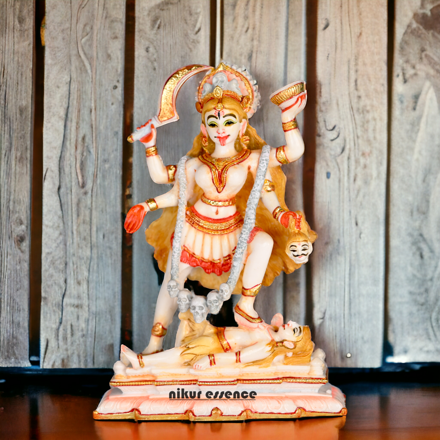 Buy Cultured Marble Maa Kali Statue Nikuressence