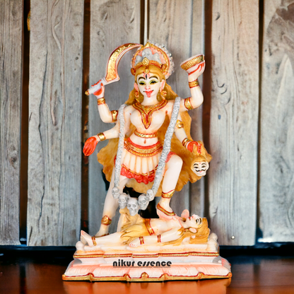 Buy Cultured Marble Maa Kali Statue Nikuressence