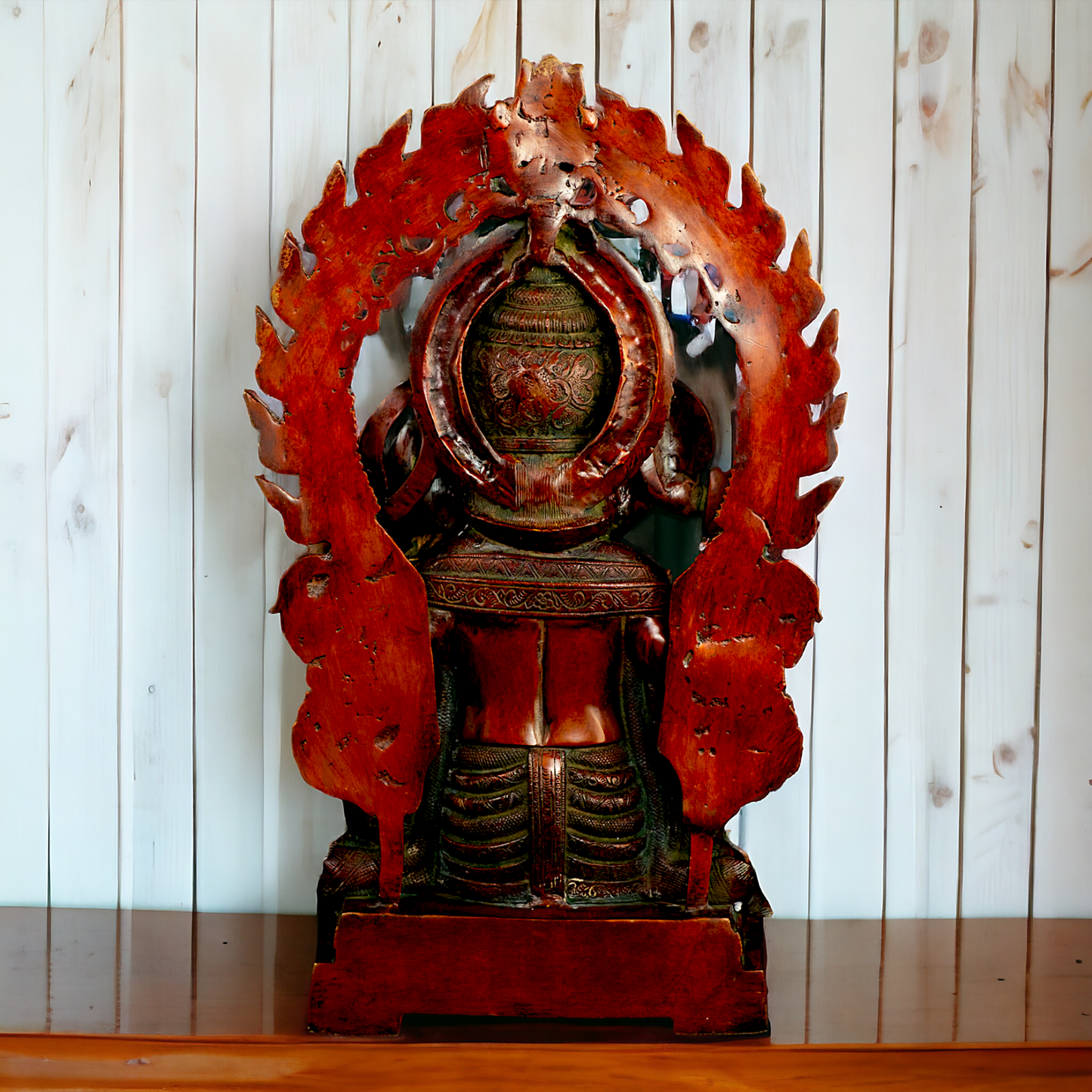 Brass Ganesha Elephant God statue - 21 inches Nikuressence