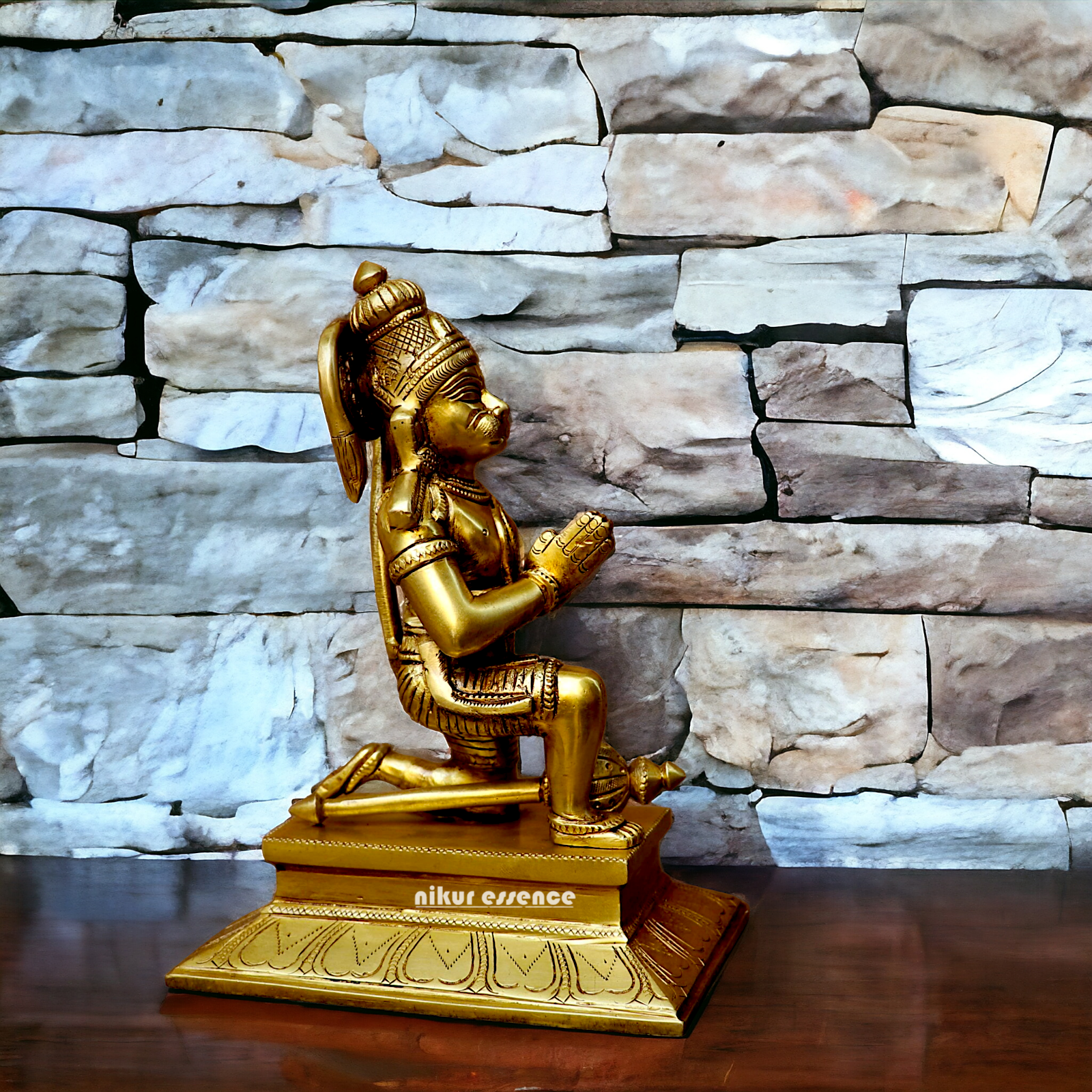 Lord Ram Parivar Darbar Solid Brass idol - 19 inches Nikuressence