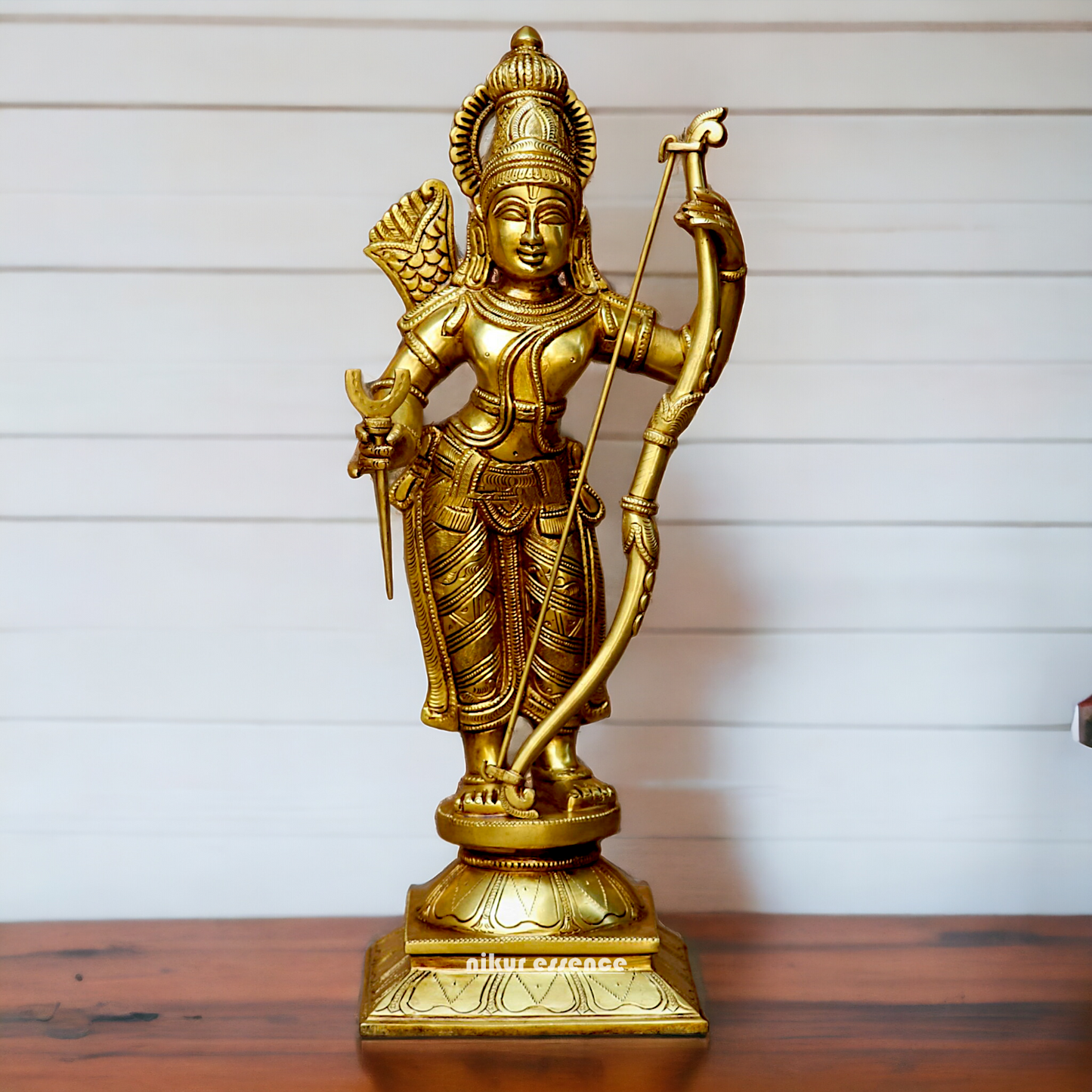 Lord Ram Parivar Darbar Solid Brass idol - 19 inches Nikuressence
