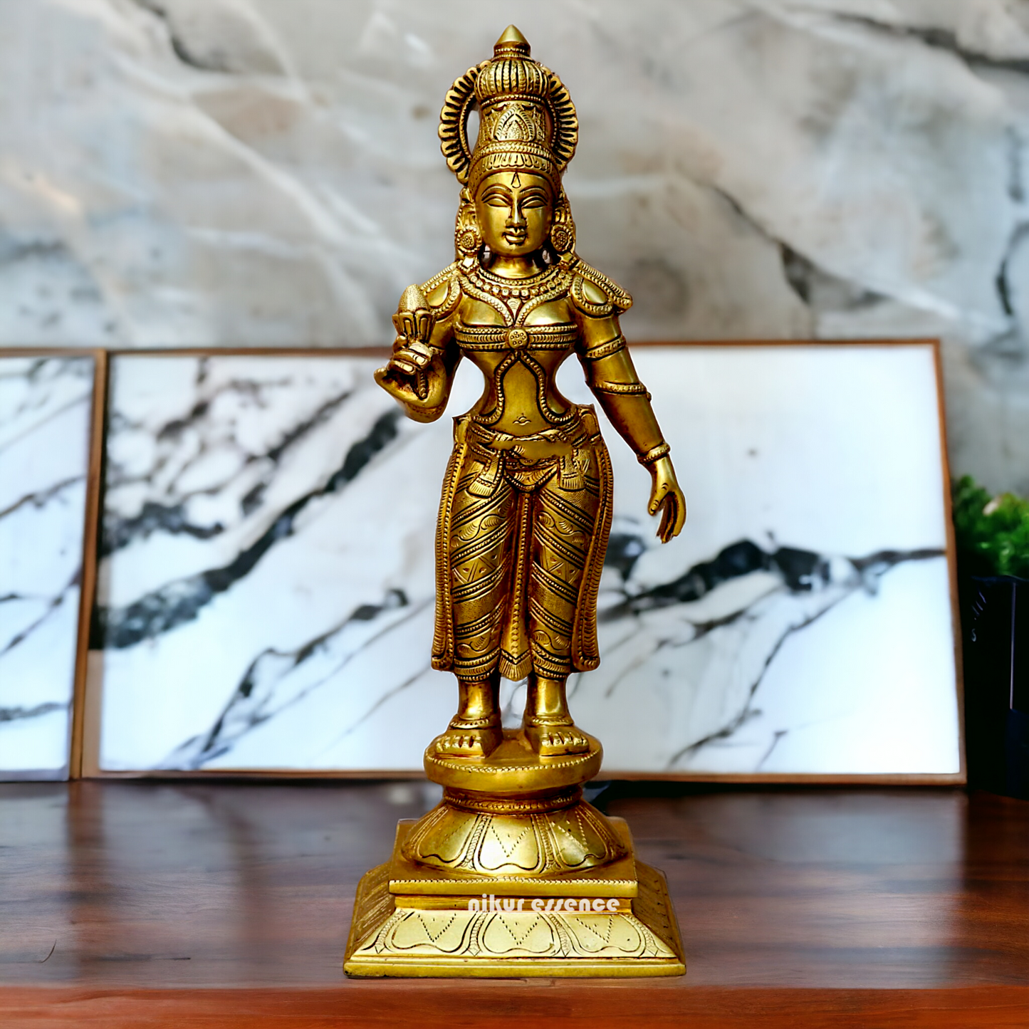 Lord Ram Parivar Darbar Solid Brass idol - 19 inches Nikuressence