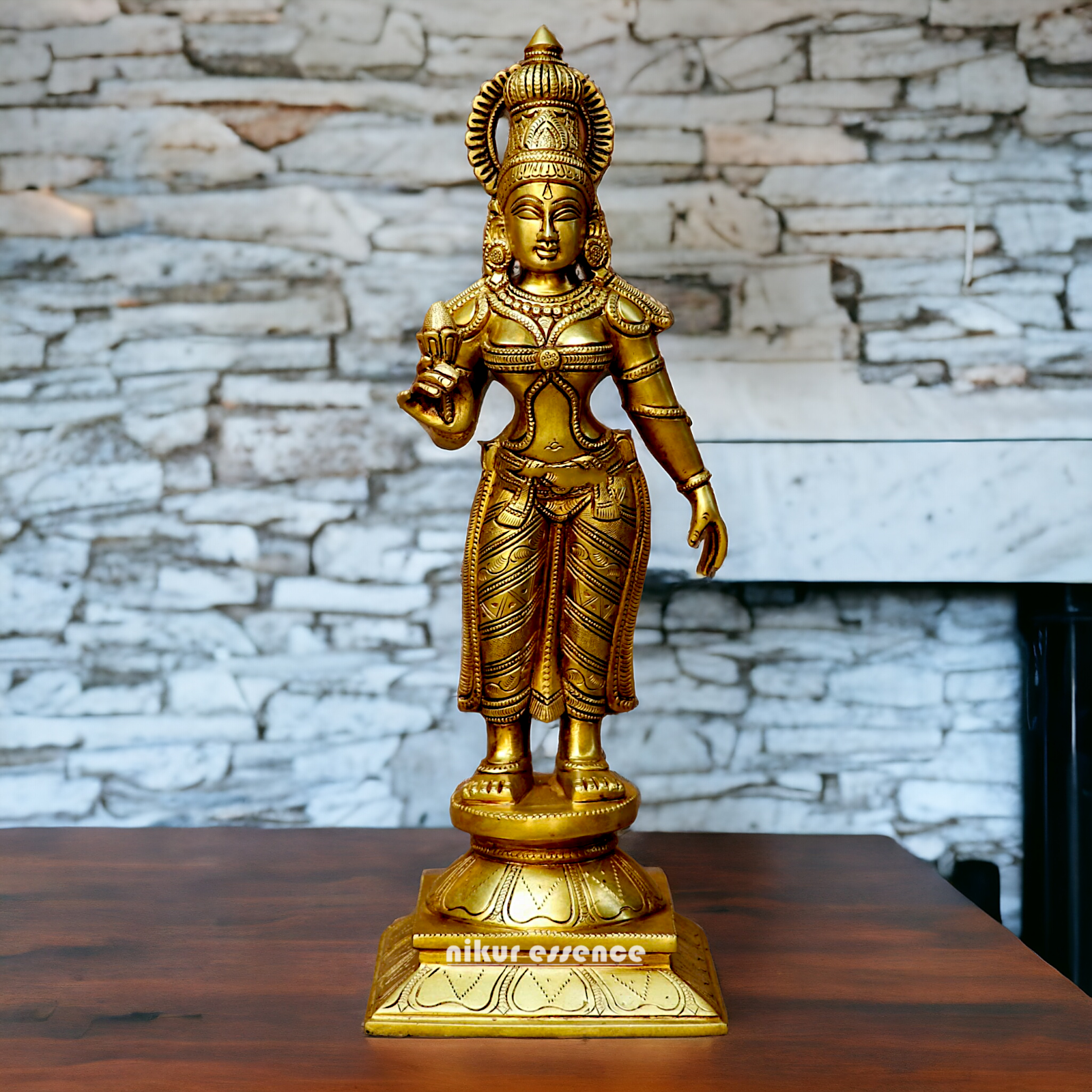Lord Ram Parivar Darbar Solid Brass idol - 19 inches Nikuressence