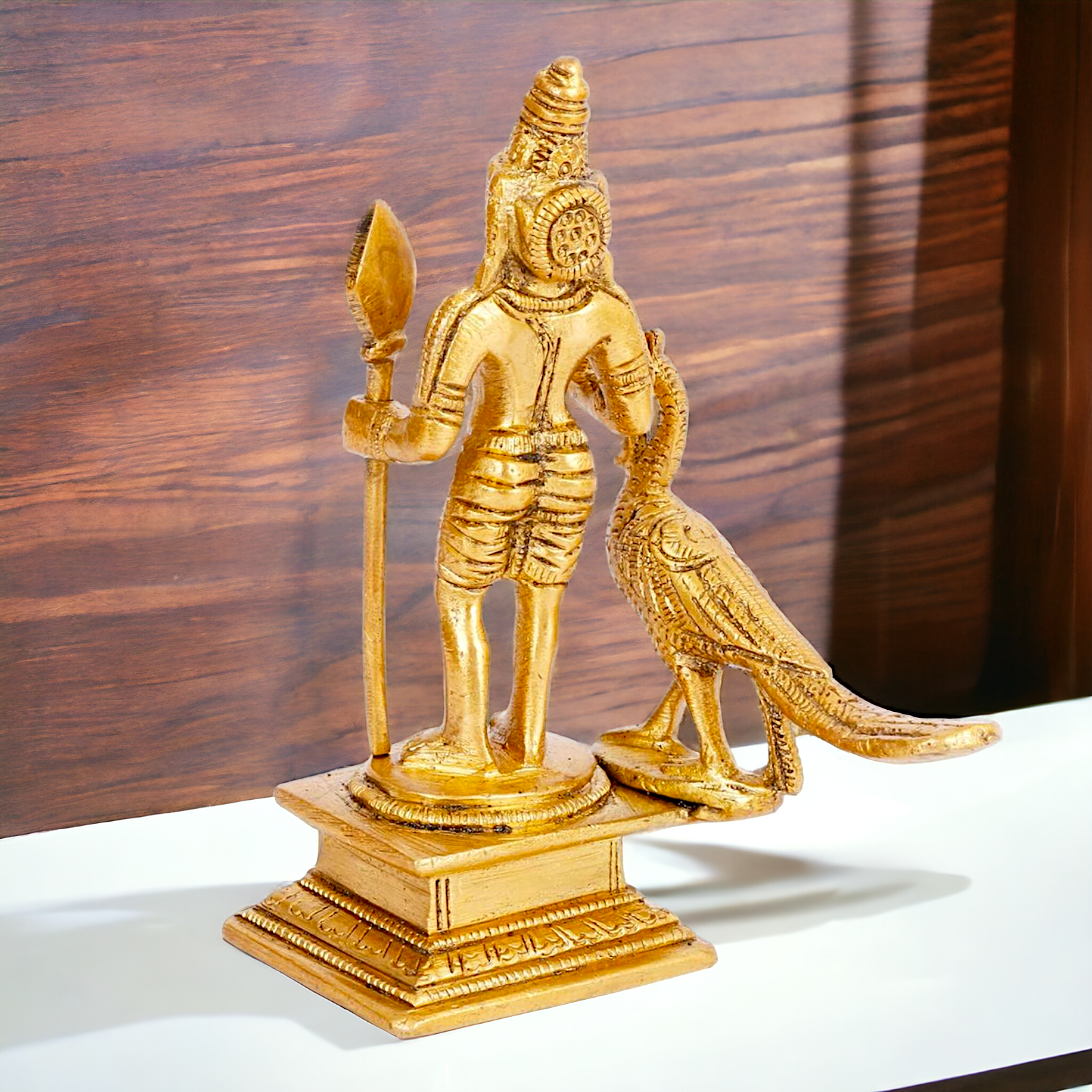 Shop Kartikeya Murugan Solid Brass idol - 4.5 inches Nikuressence