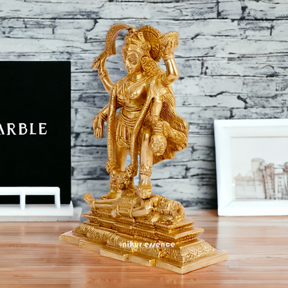 Goddess Kali Maa Solid Brass idol - 7.5 inches Nikuressence