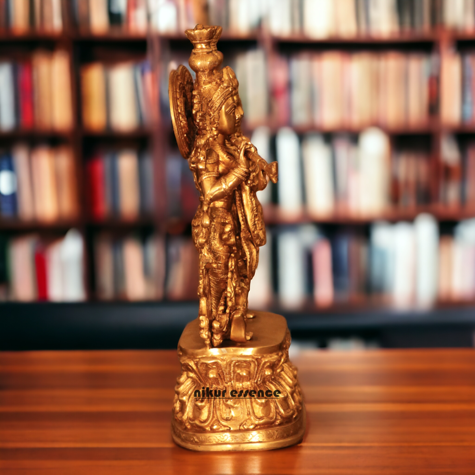 Solid Brass Radha Krishna Standing statue - 21 inches Nikuressence