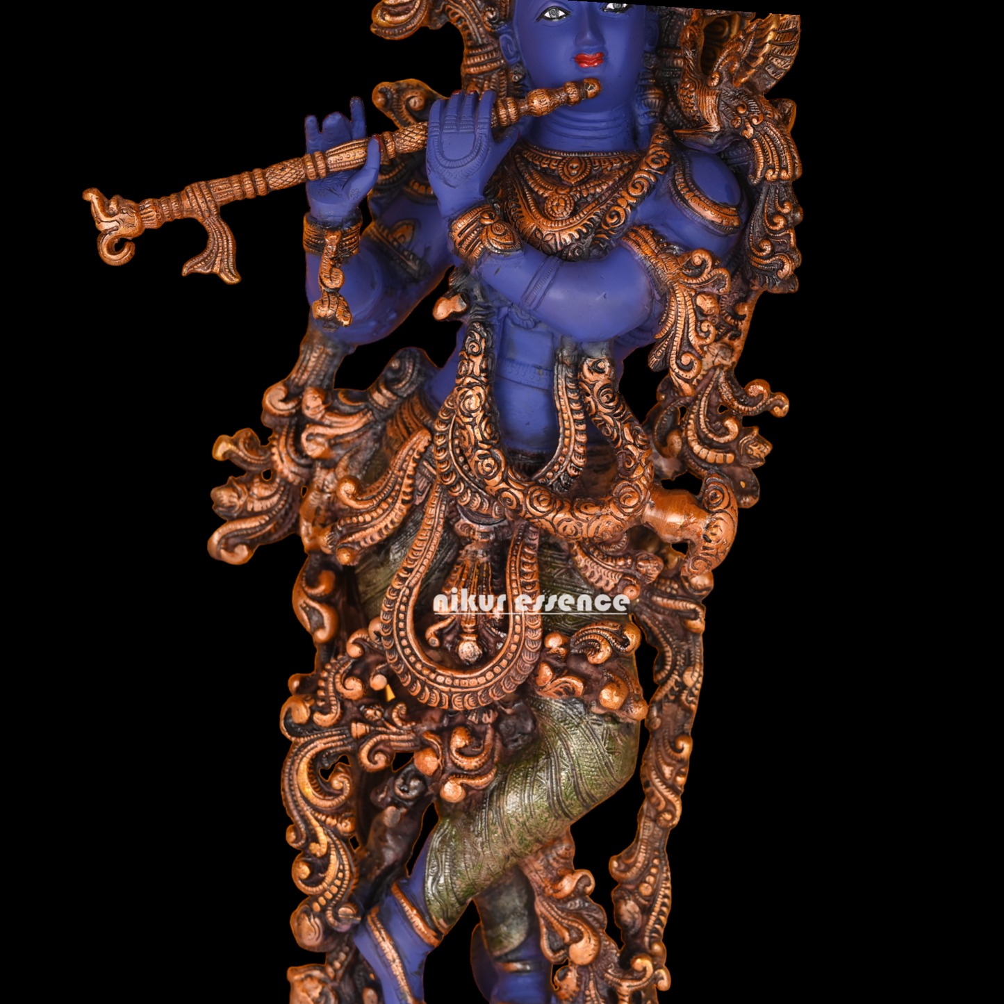 Big Krishna Standing with Playing Flute idol - 30 inches Nikuressence