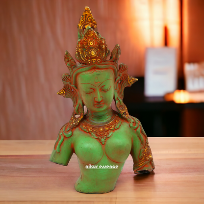 Goddess Tara Brass Idol - 13 inches Nikuressence