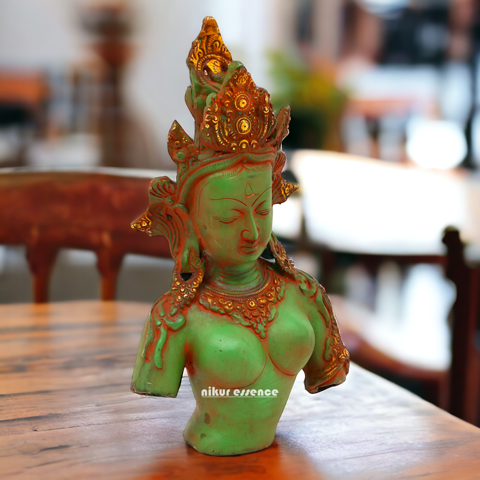 Goddess Tara Brass Idol - 13 inches Nikuressence