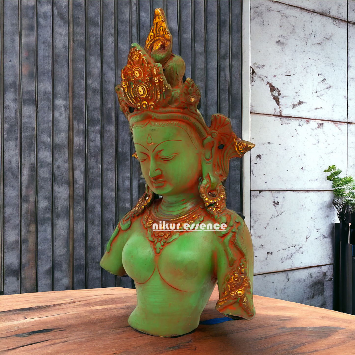 Goddess Tara Brass Idol - 13 inches Nikuressence