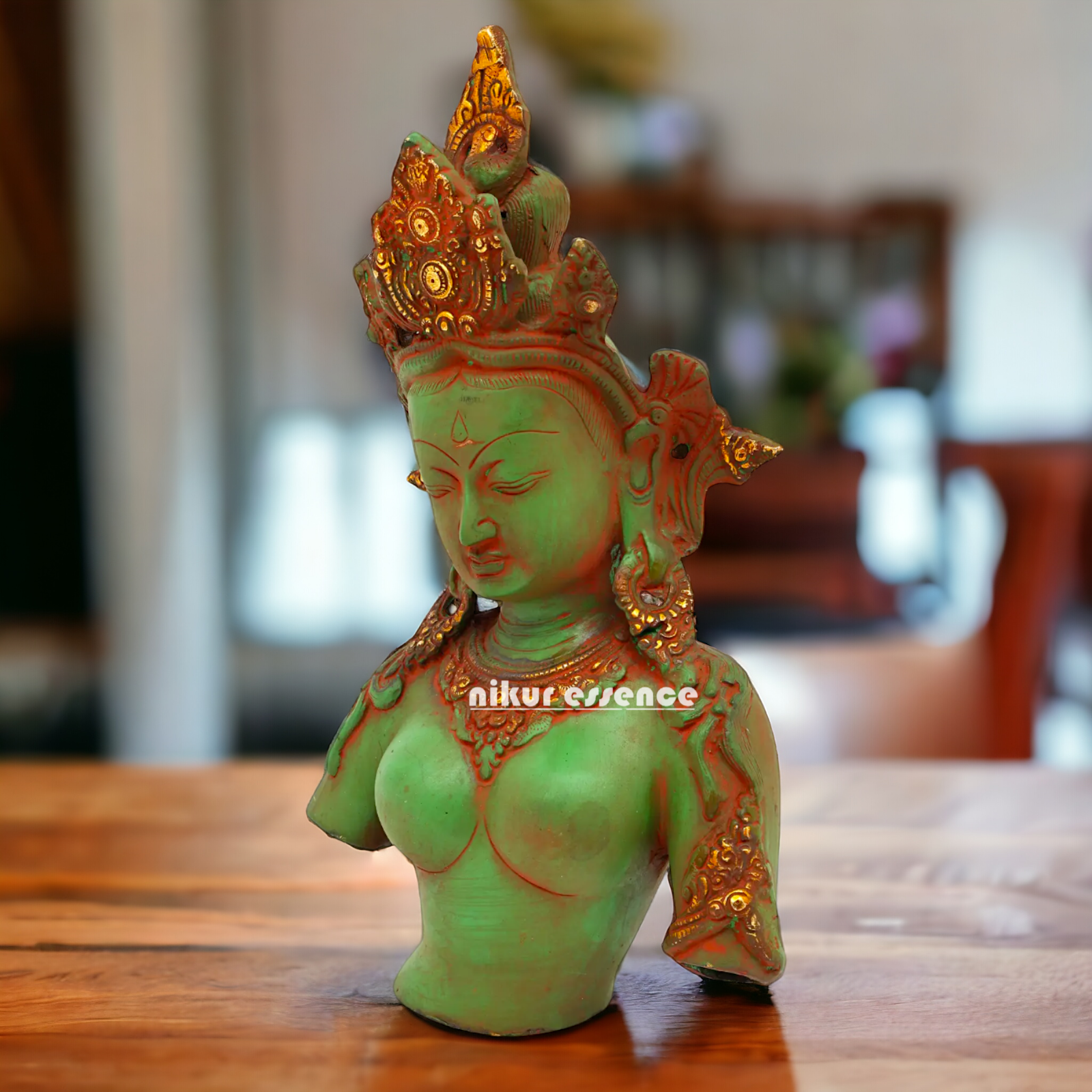 Goddess Tara Brass Idol - 13 inches Nikuressence