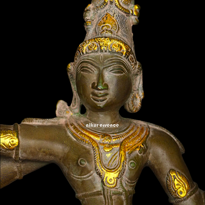 Brass Shiva Dance idol - 14 inches Nikuressence