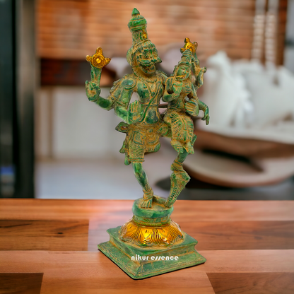 Buy Narasimha with Lakshmi Brass idol - 12 inches Nikuressence