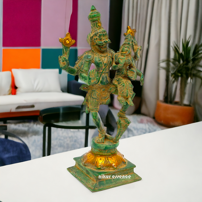 Buy Narasimha with Lakshmi Brass idol - 12 inches Nikuressence