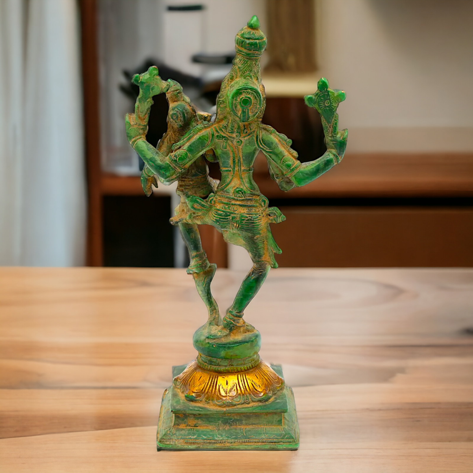 Buy Narasimha with Lakshmi Brass idol - 12 inches Nikuressence