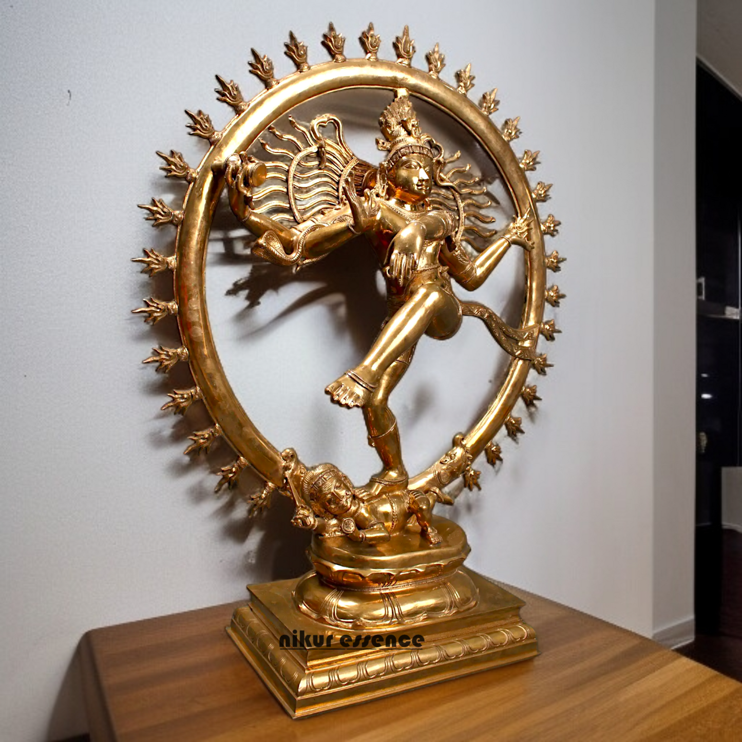 Big Nataraja Shiva Dancing Panchaloha idol - 36 inches Nikuressence