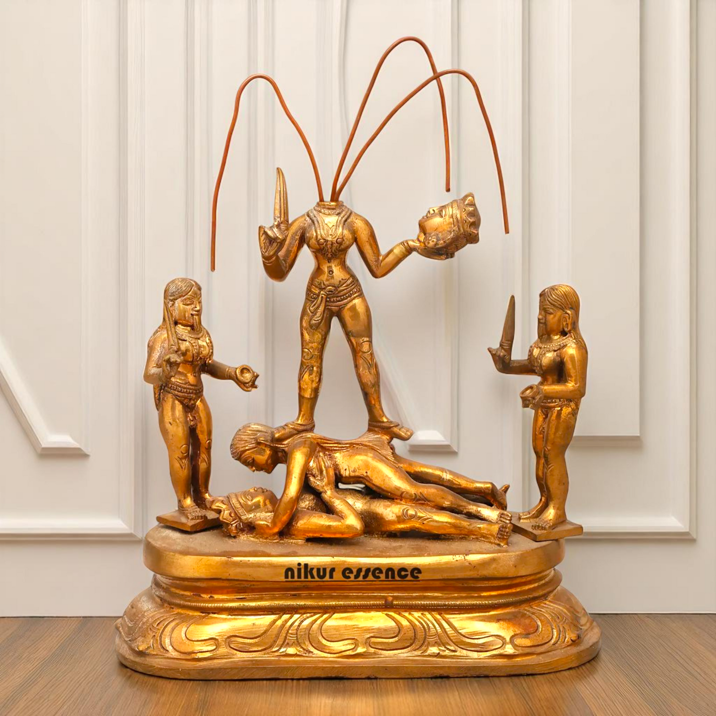 Chinnamasta Devi tantrik Bronze/Panchaloha idol - 8 Inches Nikuressence