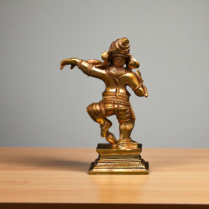 Lord Vinayaka Ganesha Dancing Bronze/Panchaloha idol - 3 Inches Nikuressence