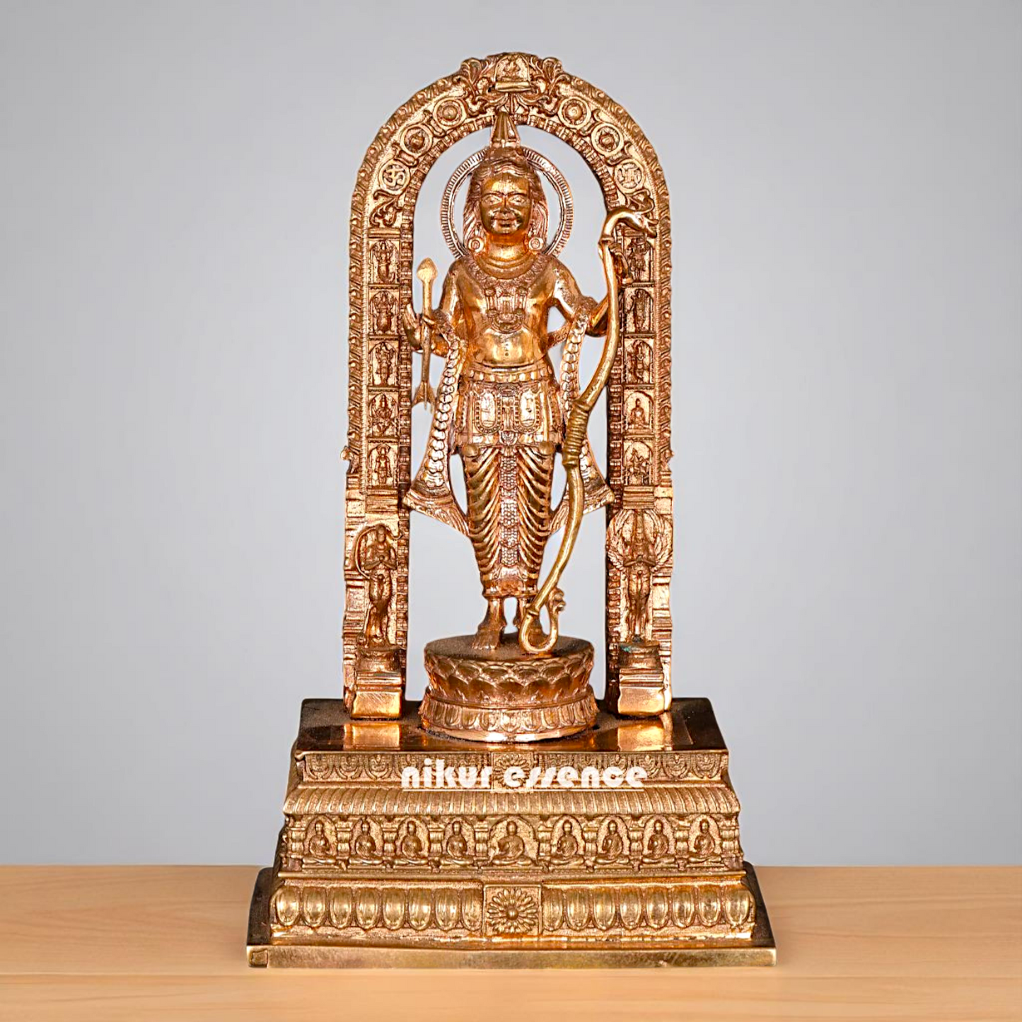 Bronze/Panchaloha Ram Lalla Standing with Blessing statue - 6 Inches Nikuressence