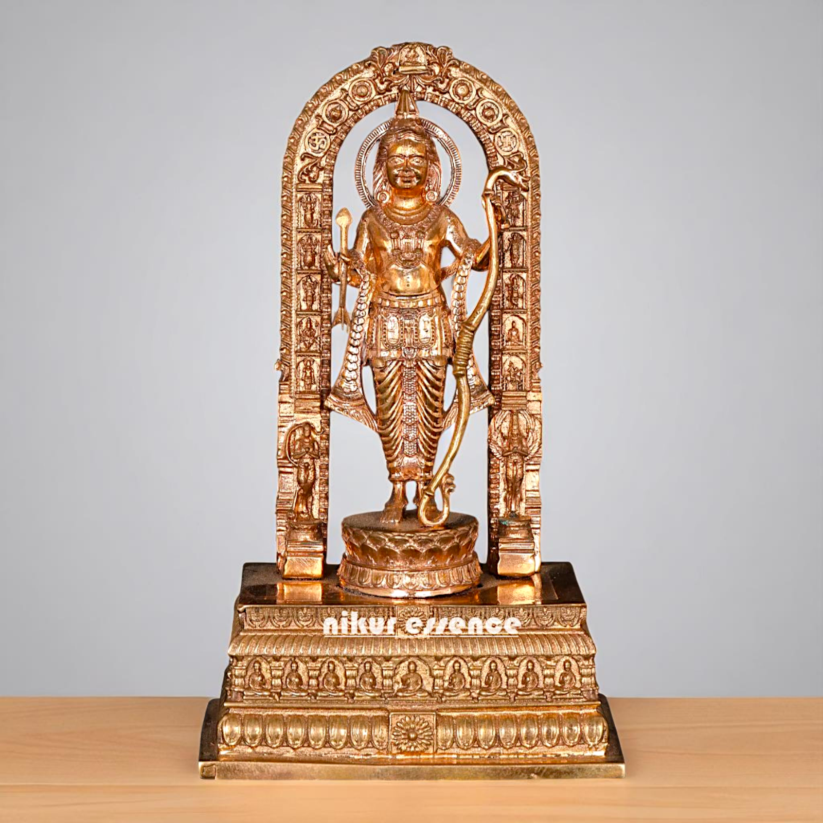 Bronze/Panchaloha Ram Lalla Standing with Blessing statue - 6 Inches Nikuressence