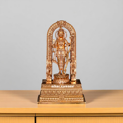 Bronze/Panchaloha Ram Lalla Standing with Blessing statue - 6 Inches Nikuressence
