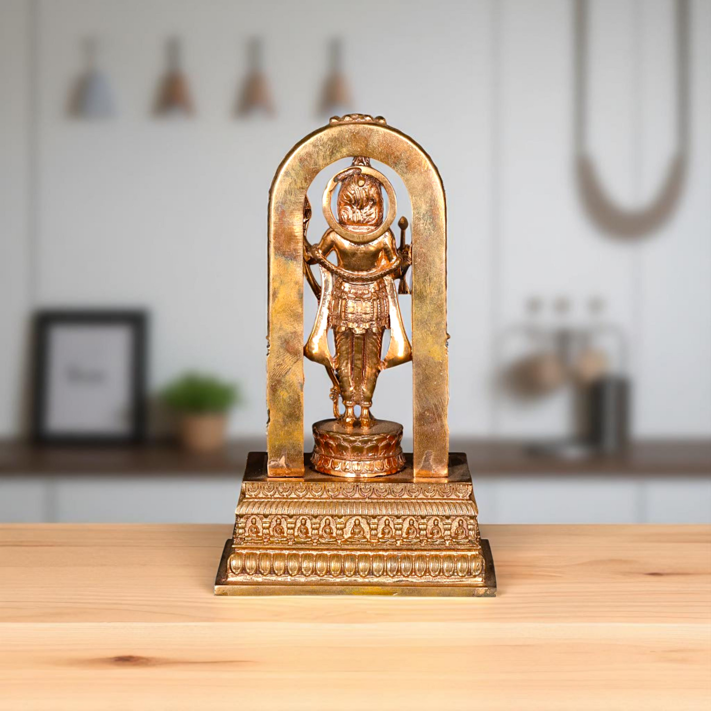 Bronze/Panchaloha Ram Lalla Standing with Blessing statue - 6 Inches Nikuressence