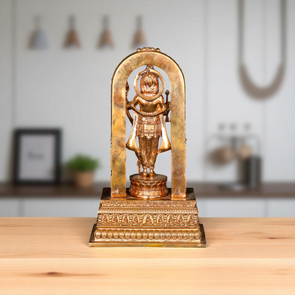 Bronze/Panchaloha Ram Lalla Standing with Blessing statue - 6 Inches Nikuressence