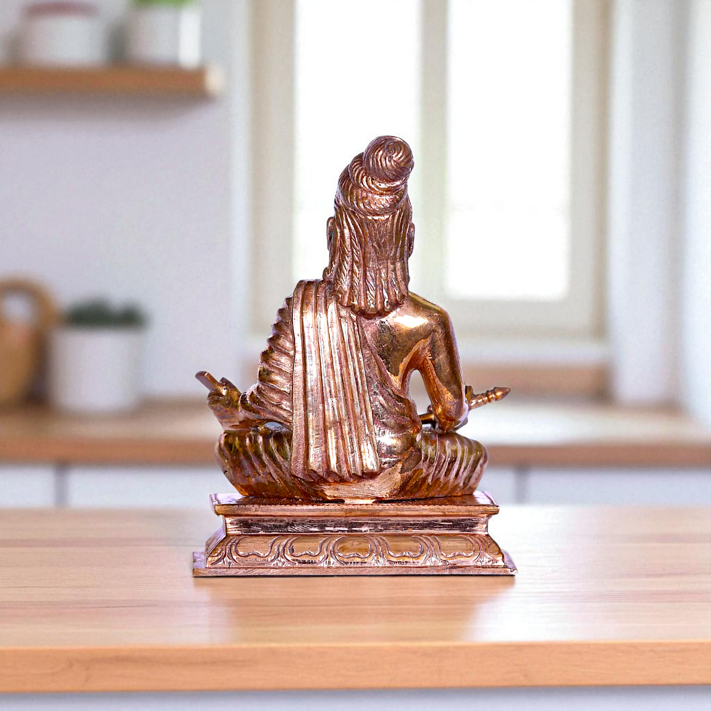 Philosopher Thiruvalluvar Tamil Guru seated Bronze/Panchaloha idol - 3 Inches Nikuressence