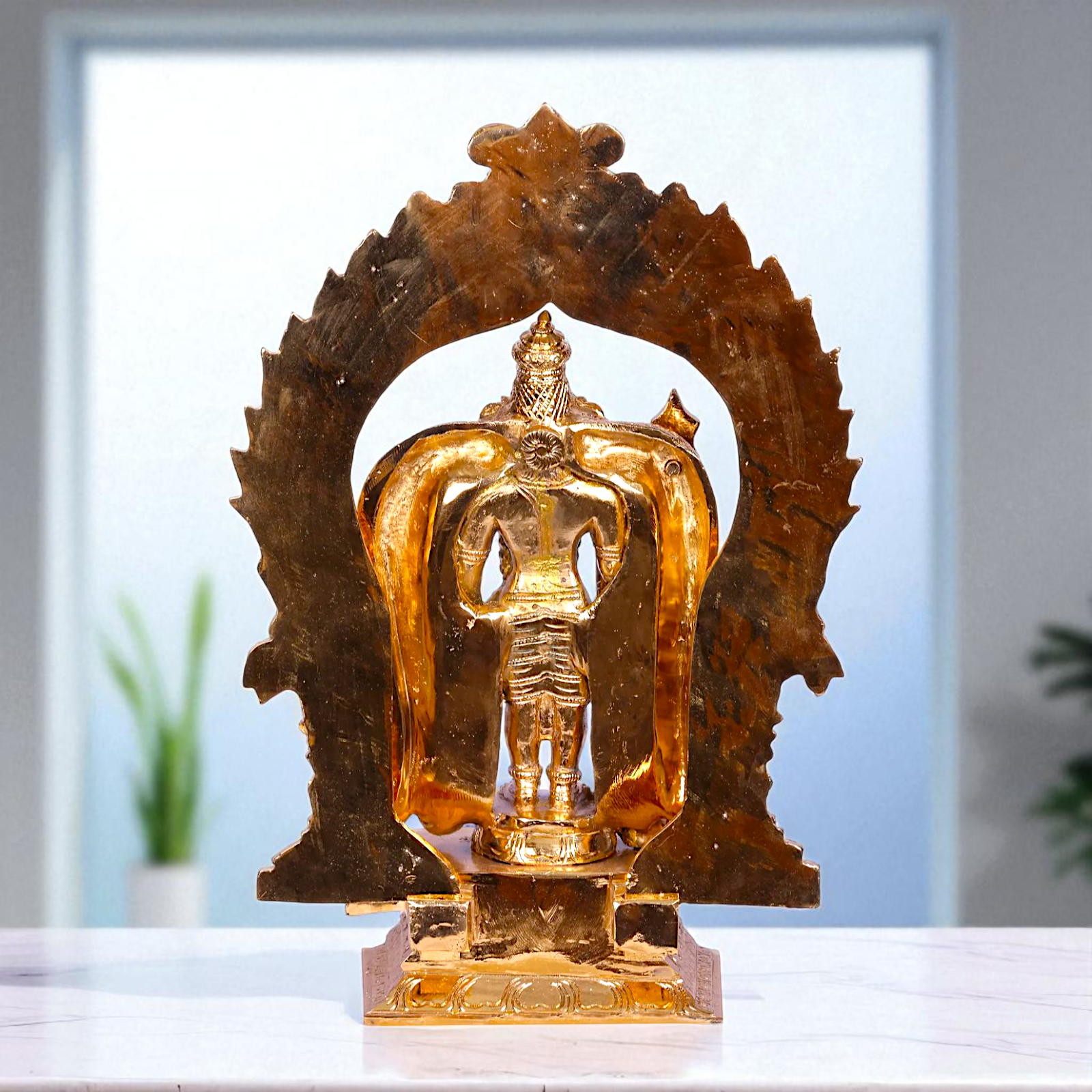 Lord Murugan Kartikeya Swamy Standing Bronze/Panchaloha idol - 17 Inches Nikuressence